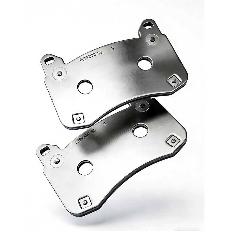 Brake pad steel backing plate types