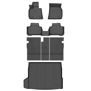 Fit for 2025 BMW X7 All Weather Floor Mats+Trunk Mat+Rear Backrest Mats Full Set of Automotive Floor Mat Accessories - 副本