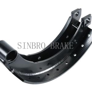 High Quality Brake Shoe Brake Lining Shoe WG9231342068 HOWO 14 Hole for Trucks